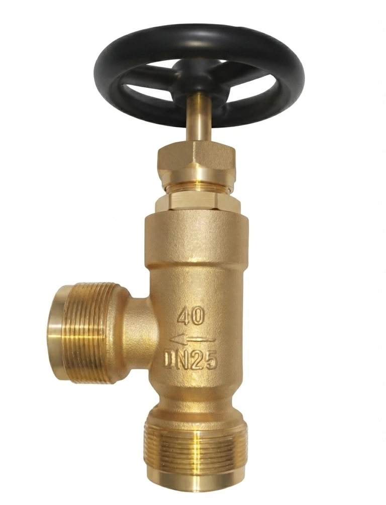 BRONZE ANGLE V SCREW PN 40